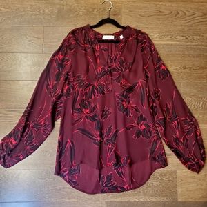 A.L.C. floral Silk blouse